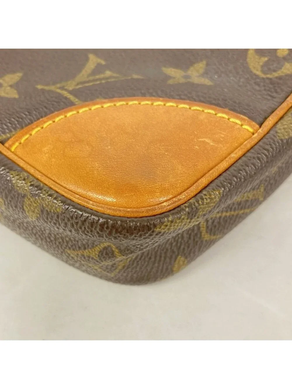Louis Vuitton Clutch Monogram Marly Dragonne GM Brown